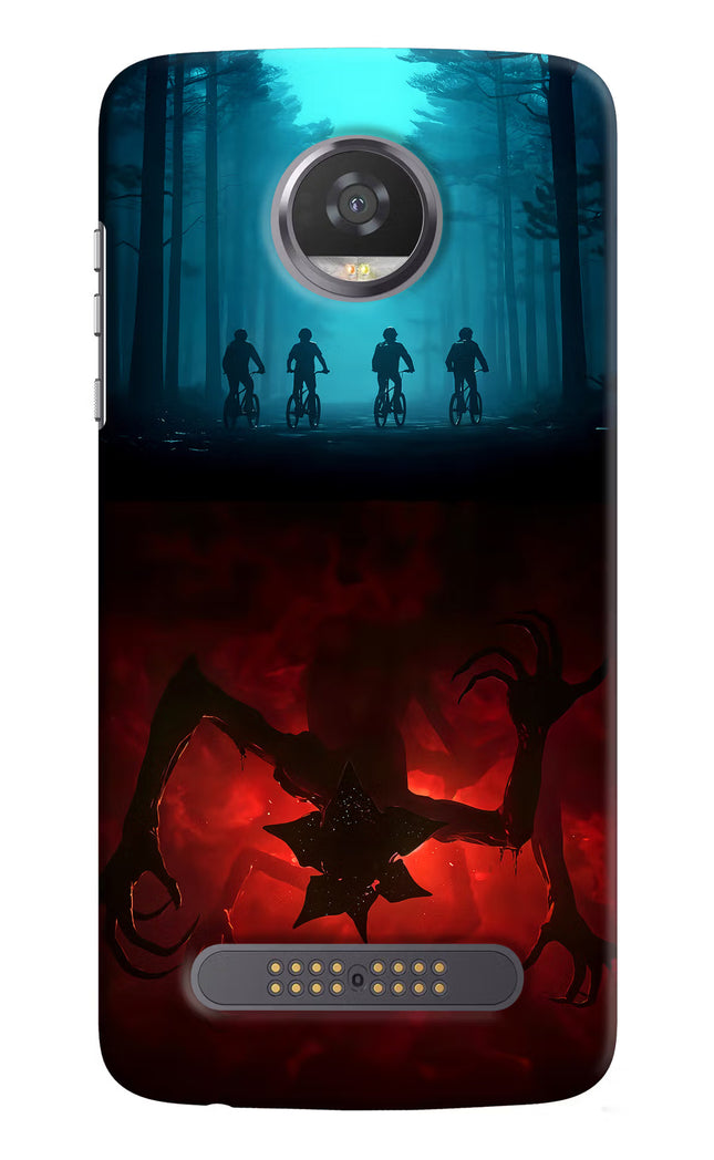 Ordinary Things Downside Up Moto Z2 Play Hard Case Back Cover by Casekaro