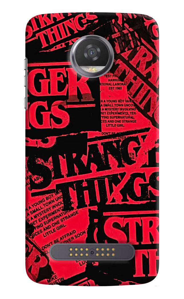 Ordinary Things Moto Z2 Play Hard Case Back Cover by Casekaro