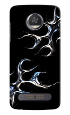 Chrome Tribal Moto Z2 Play Hard Case Back Cover by Casekaro
