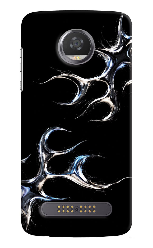Chrome Tribal Moto Z2 Play Hard Case Back Cover by Casekaro