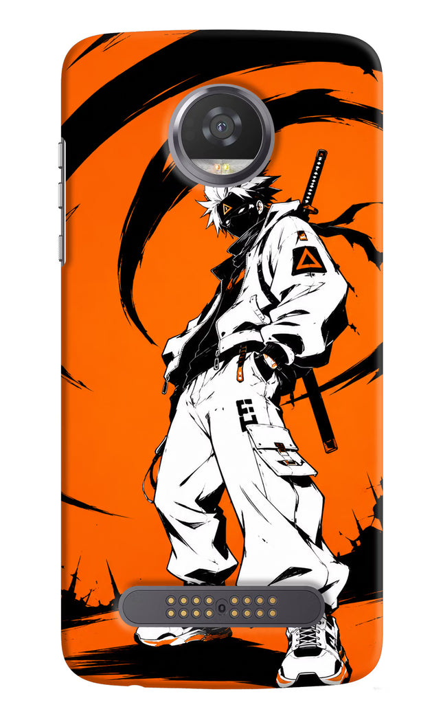 Street Samurai  Moto Z2 Play Hard Case Back Cover by Casekaro