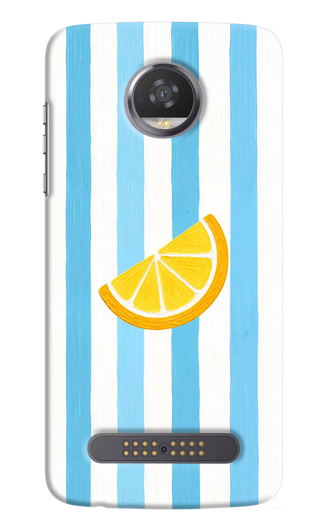 Summer Lemon Moto Z2 Play Hard Case Back Cover by Casekaro