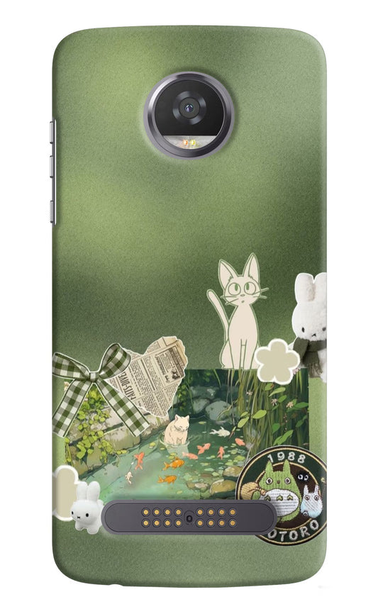 Aesthetic anime Moto Z2 Play Back Cover