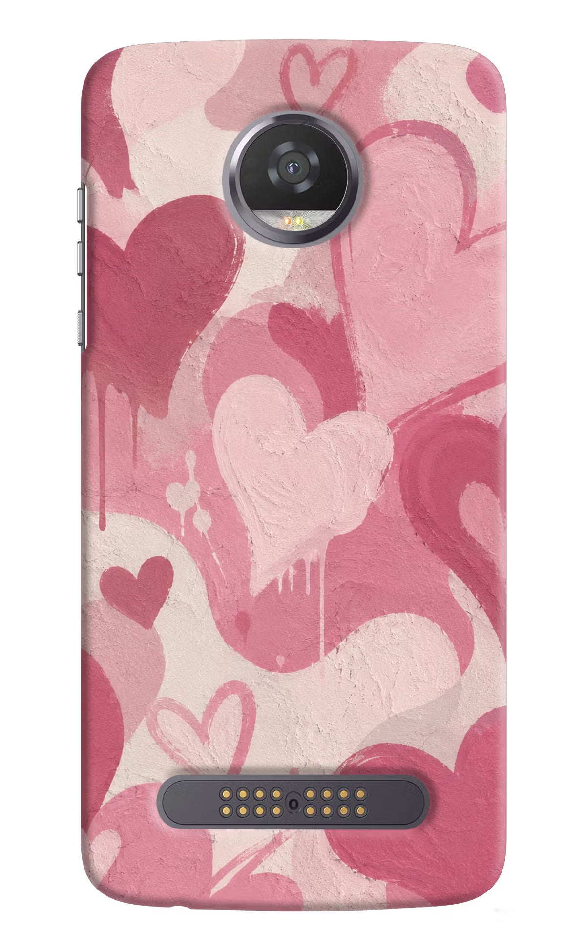 Hearty case Moto Z2 Play Back Cover