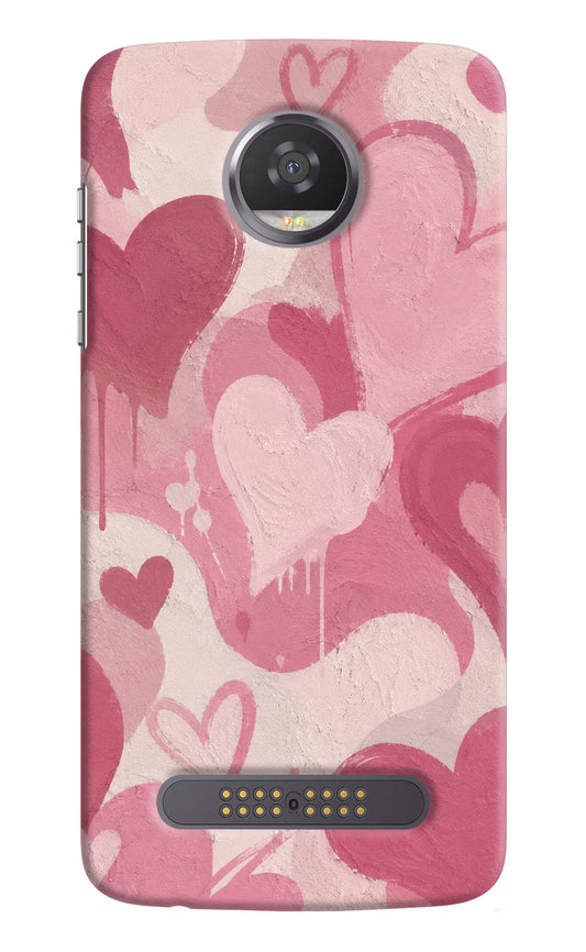 Hearty case Moto Z2 Play Back Cover