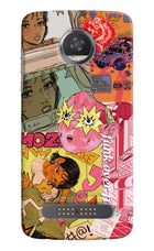 Funkover Moto Z2 Play Hard Case Back Cover by Casekaro
