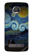 Softcore Moto Z2 Play Hard Case Back Cover by Casekaro