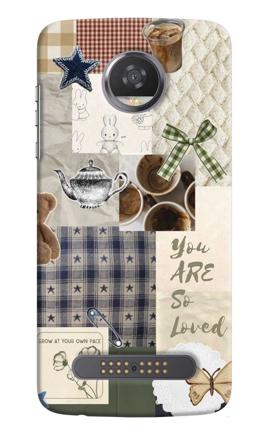 Cookie Moto Z2 Play Back Cover, Hard case