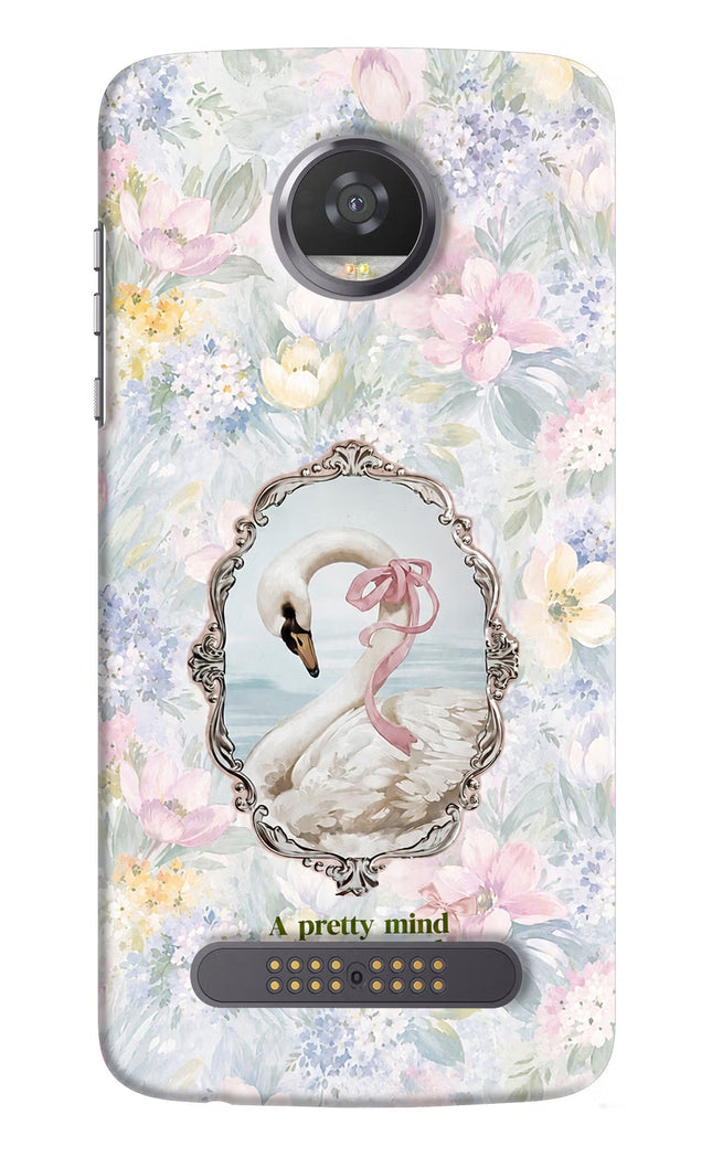 Pretty Mind Pretty Soul Moto Z2 Play Hard Case Back Cover by Casekaro