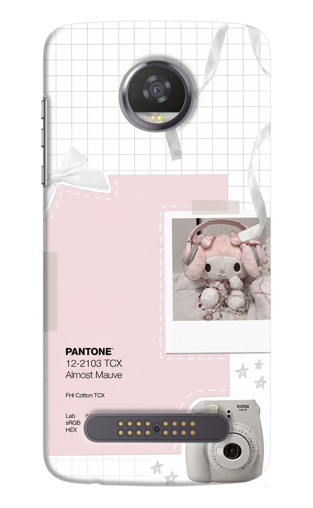 Pantone Asthetic Moto Z2 Play Hard Case Back Cover by Casekaro