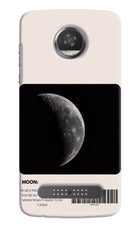 Moon Phase Moto Z2 Play Hard Case Back Cover by Casekaro