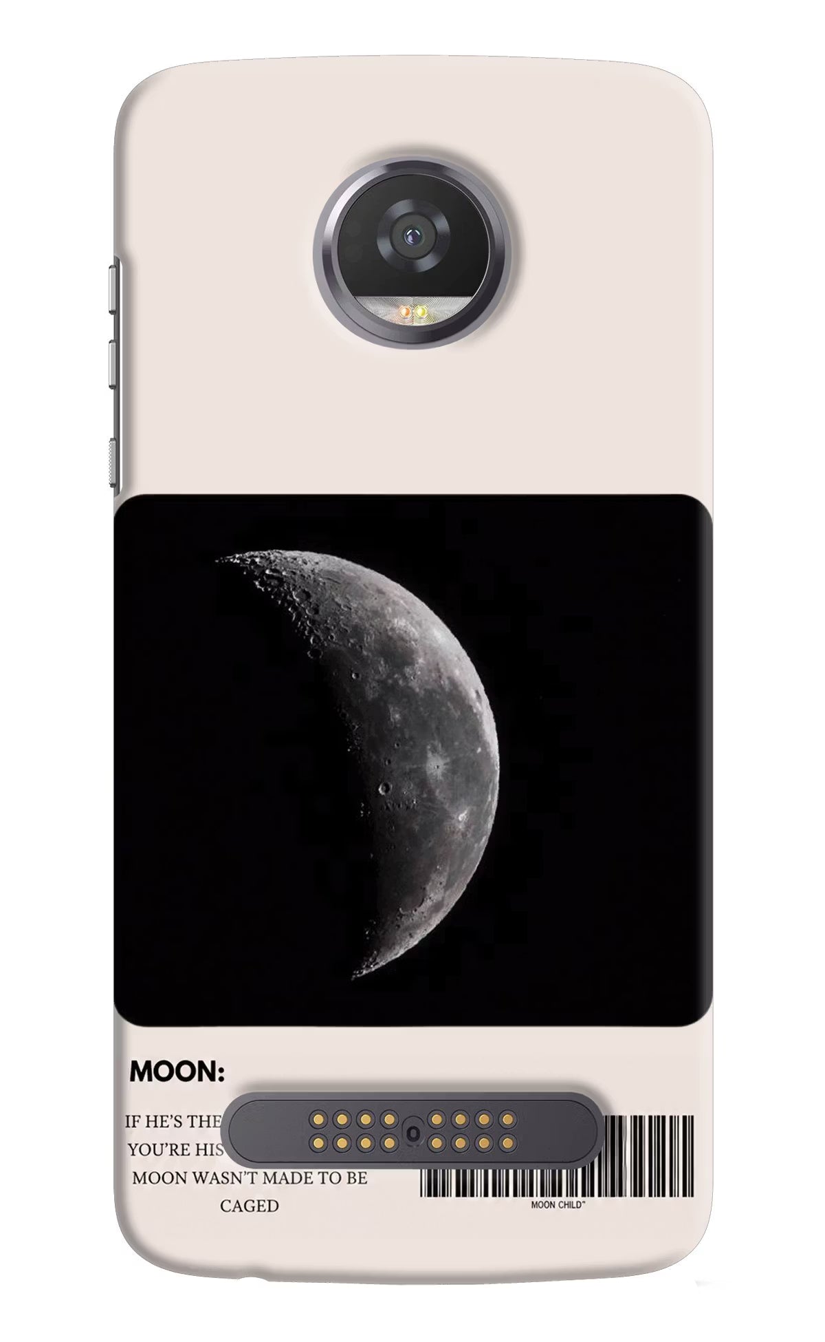 Moon Phase Moto Z2 Play Back Cover