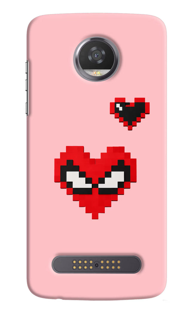 Gwen Heart Moto Z2 Play Hard Case Back Cover by Casekaro
