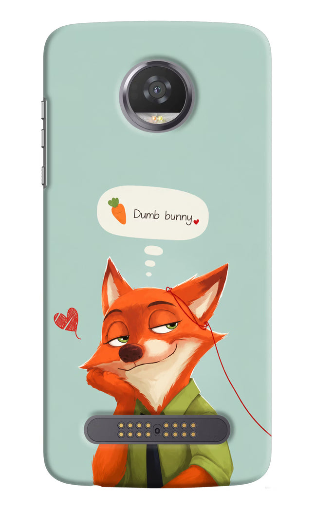 Nick Charm Moto Z2 Play Hard Case Back Cover by Casekaro