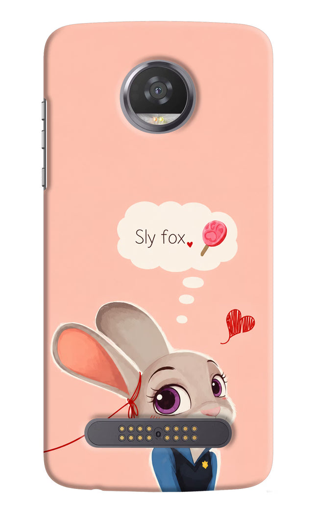 Judy Charm Moto Z2 Play Hard Case Back Cover by Casekaro