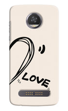 Soul Line Moto Z2 Play Hard Case Back Cover by Casekaro