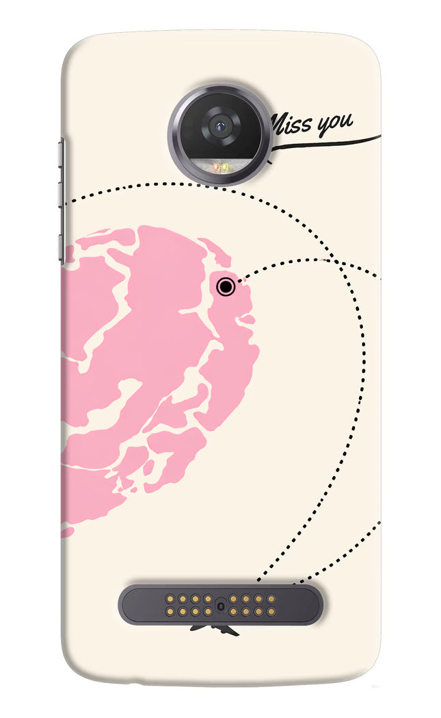Miss Orbit Moto Z2 Play Hard Case Back Cover by Casekaro