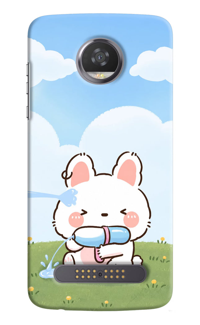 Bunny Treat Moto Z2 Play Hard Case Back Cover by Casekaro