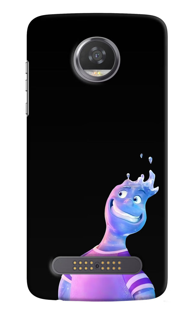 Wade Wave Moto Z2 Play Hard Case Back Cover by Casekaro