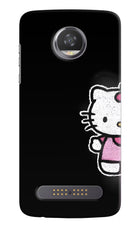 Kitty Charm Moto Z2 Play Hard Case Back Cover by Casekaro