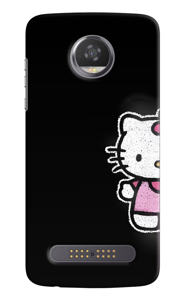 Kitty Charm Moto Z2 Play Hard Case Back Cover by Casekaro