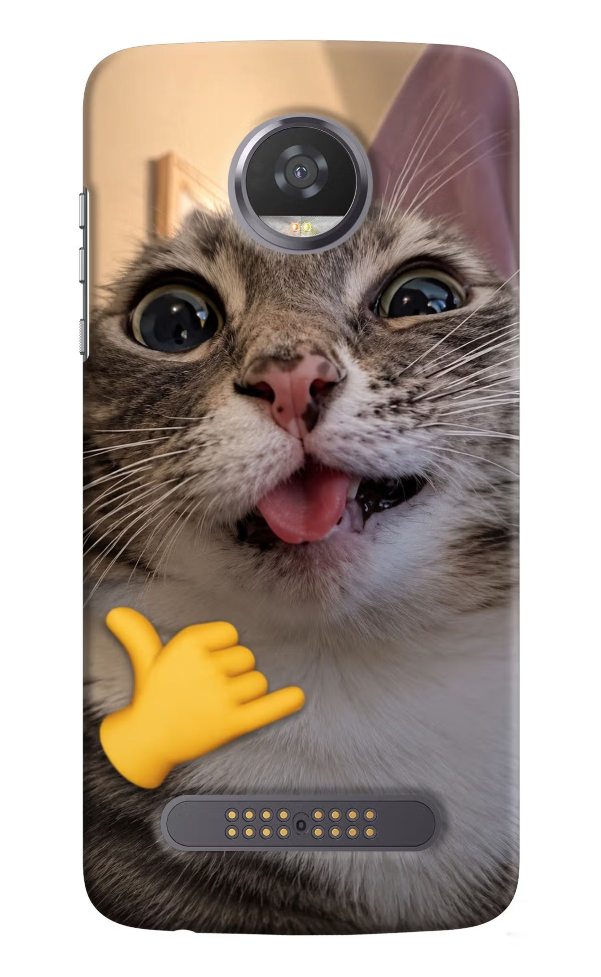 Silly Cat Call Moto Z2 Play Back Cover
