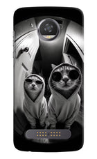 Hood Cats Moto Z2 Play Hard Case Back Cover by Casekaro