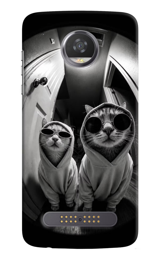 Hood Cats Moto Z2 Play Hard Case Back Cover by Casekaro