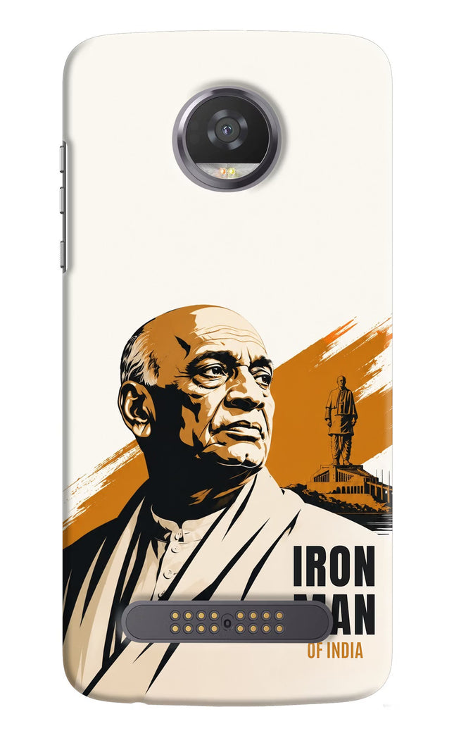 Sardar Patel Iron Will Moto Z2 Play Hard Case Back Cover by Casekaro