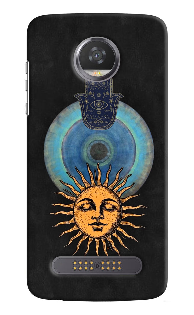 Divine Sun Moto Z2 Play Hard Case Back Cover by Casekaro