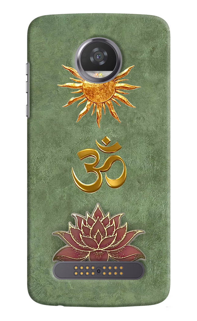 Om & Lotus Moto Z2 Play Back Cover