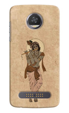 Krishna Moto Z2 Play Hard Case Back Cover by Casekaro