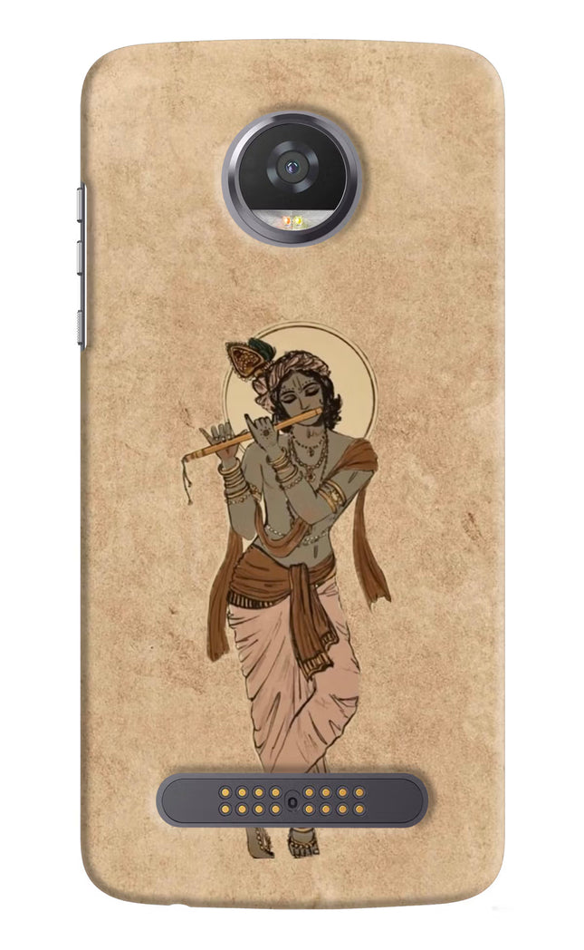 Krishna Moto Z2 Play Hard Case Back Cover by Casekaro
