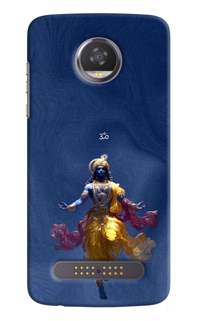 Cosmic Krishna Moto Z2 Play Hard Case Back Cover by Casekaro