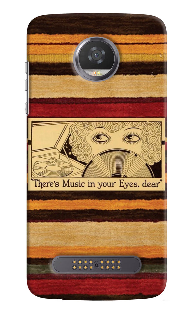 Vinyl Stripes Moto Z2 Play Hard Case Back Cover by Casekaro