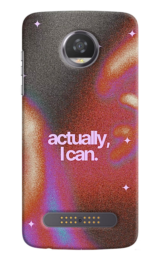 Pink Aura Moto Z2 Play Hard Case Back Cover by Casekaro