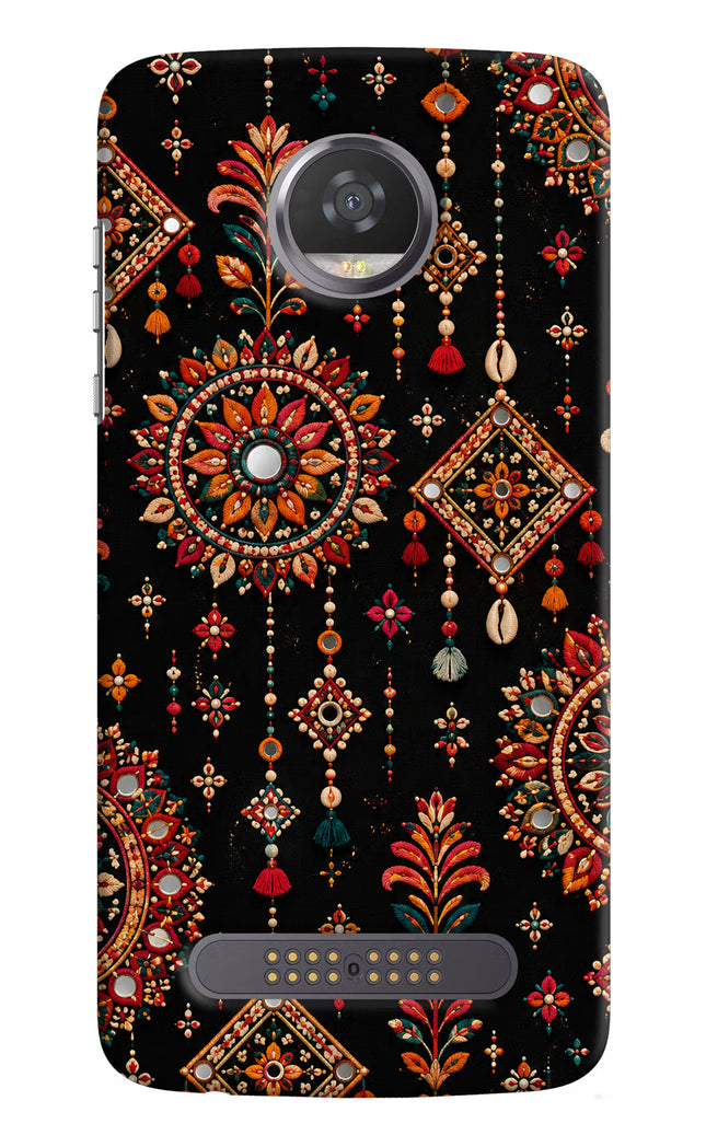 Boho Noir Moto Z2 Play Hard Case Back Cover by Casekaro