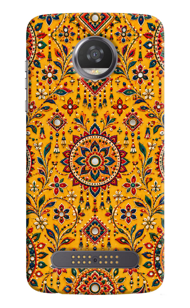 Sunlit Aura Moto Z2 Play Hard Case Back Cover by Casekaro
