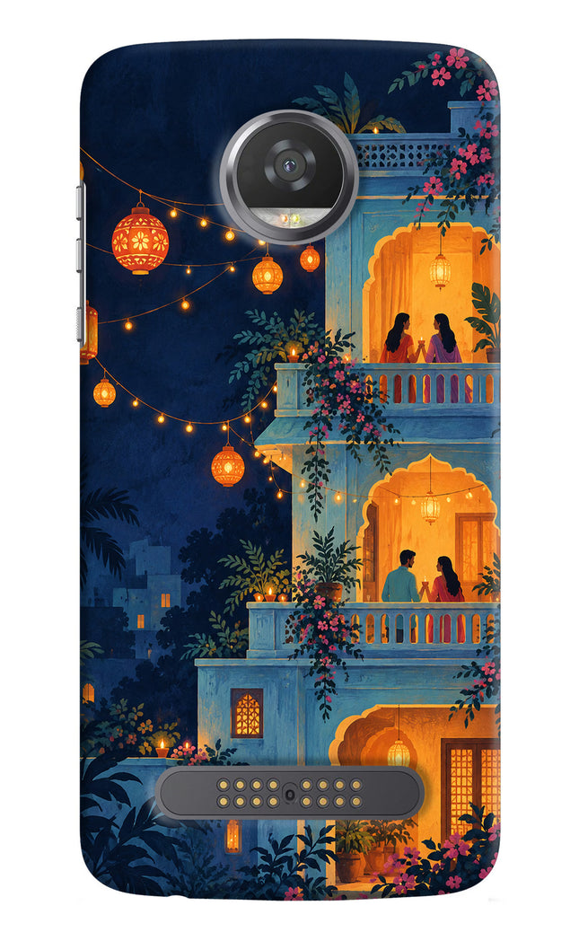 Balcony Glow Moto Z2 Play Back Cover