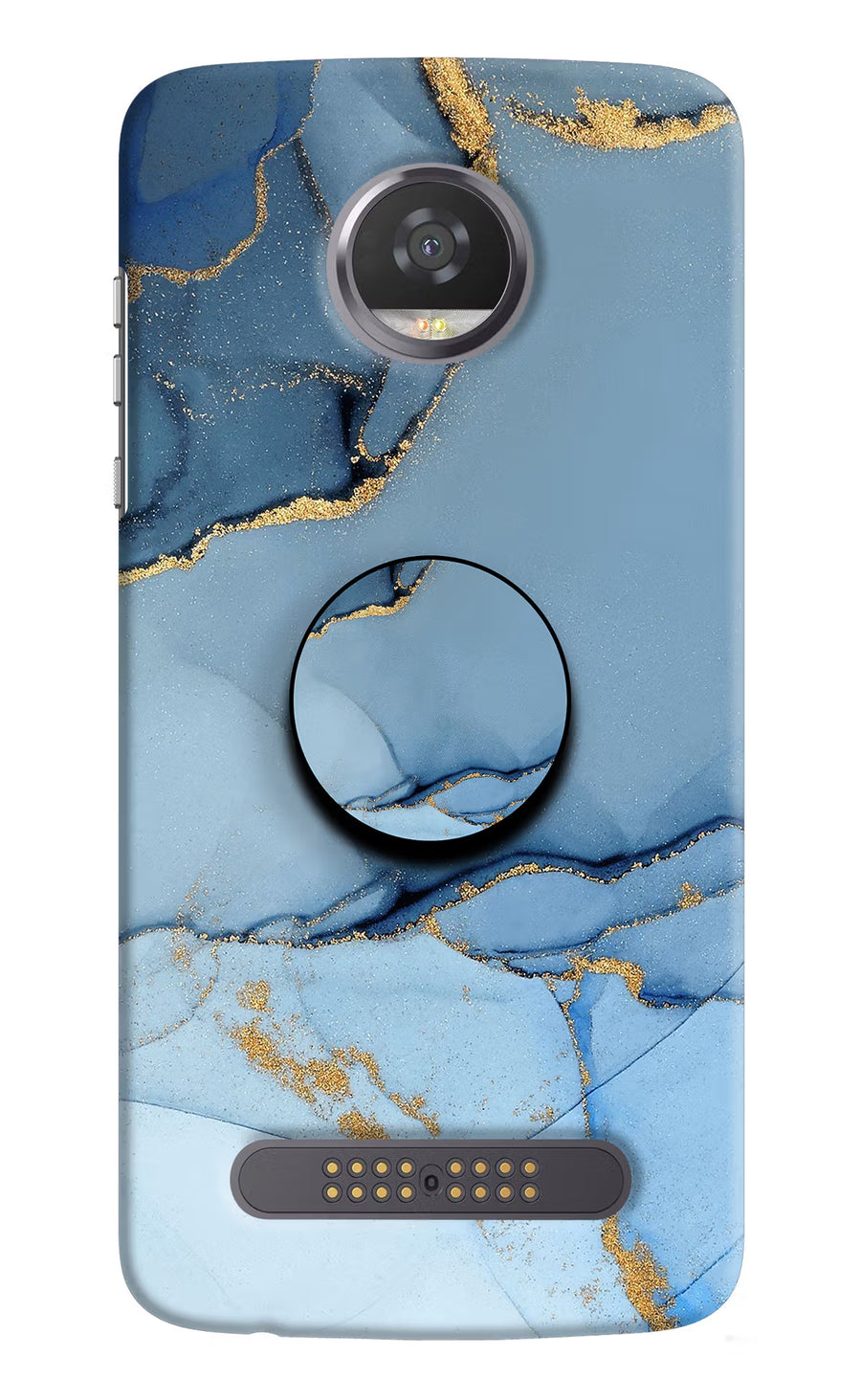 Blue Marble Moto Z2 Play Pop Case, Hard case