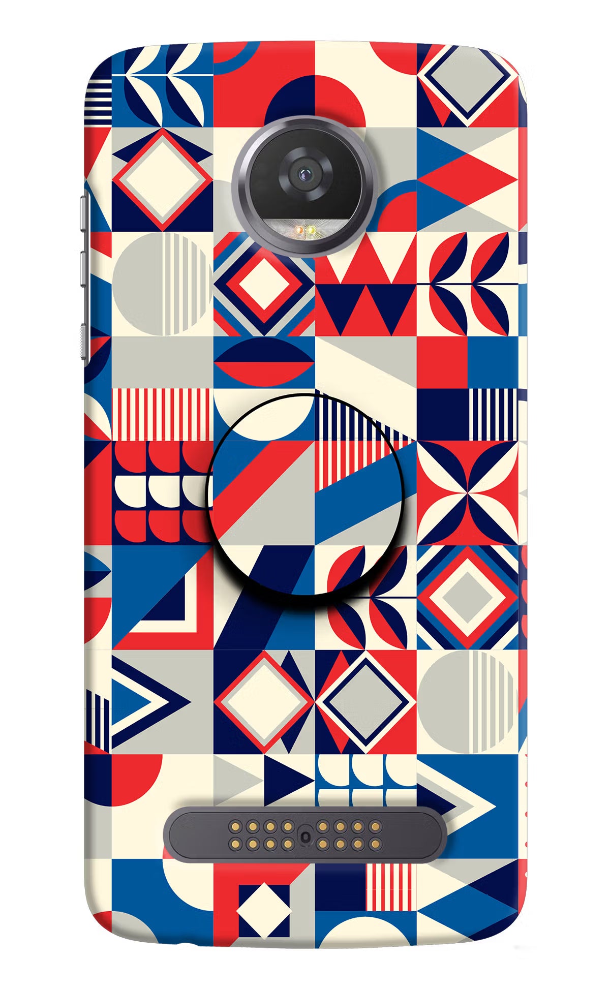 Colorful Pattern Moto Z2 Play Pop Case by Casekaro