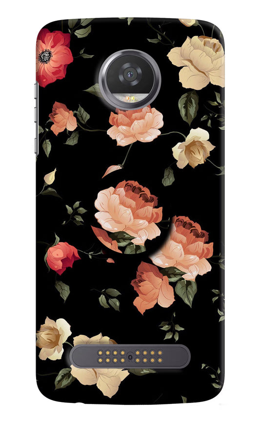 Flowers Moto Z2 Play Pop Case by Casekaro