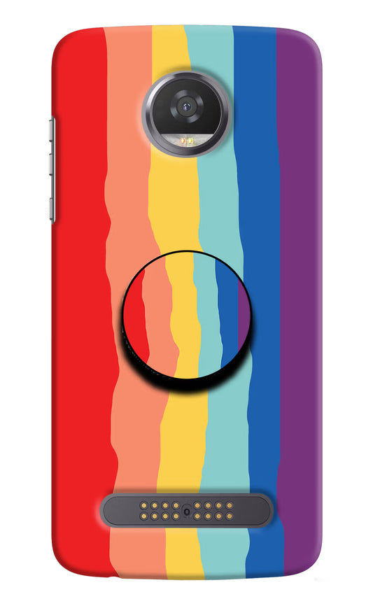 Rainbow Moto Z2 Play Pop Case by Casekaro