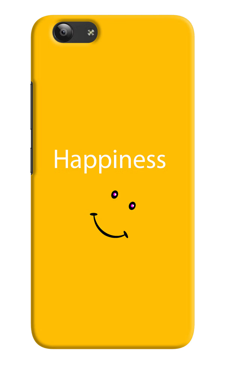 Happiness With Smiley Vivo Y53 Back Cover, Hard case