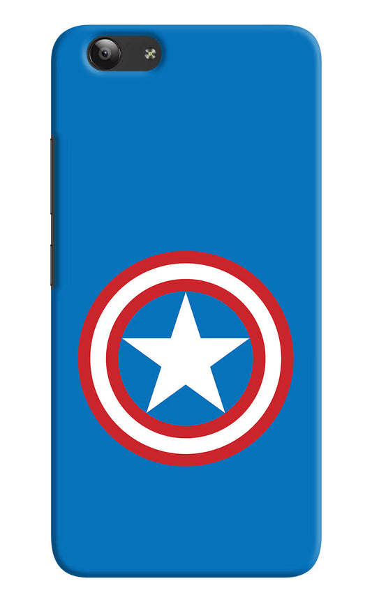 Captain America Logo Vivo Y53 Hard Case Back Cover by Casekaro