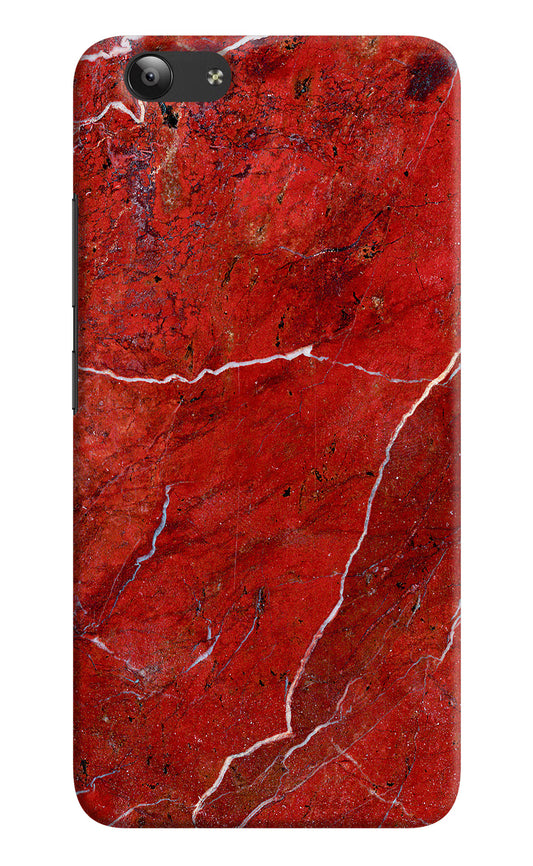 Red Marble Design Vivo Y53 Hard Case Back Cover by Casekaro