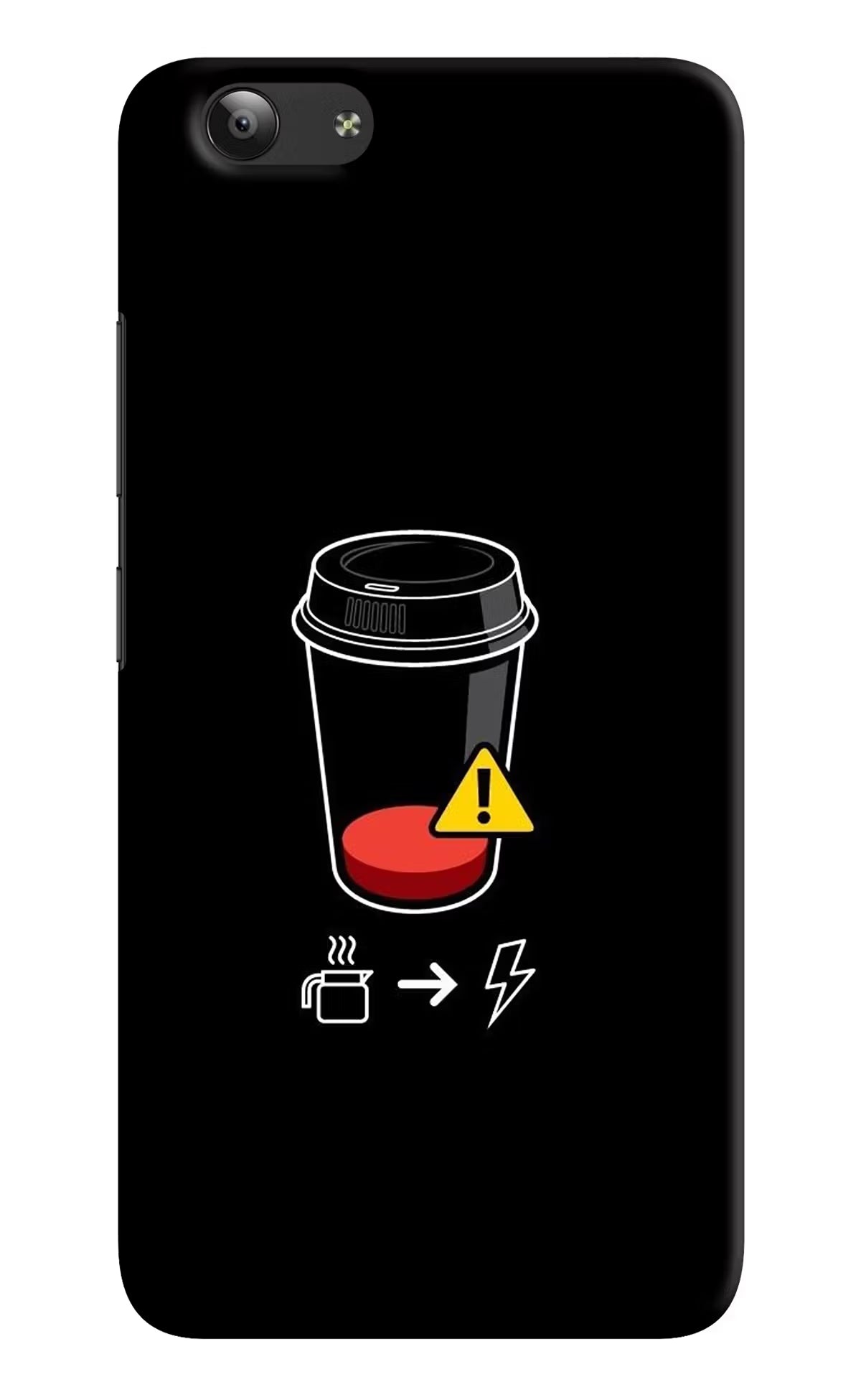 Coffee Vivo Y53 Hard Case Back Cover by Casekaro