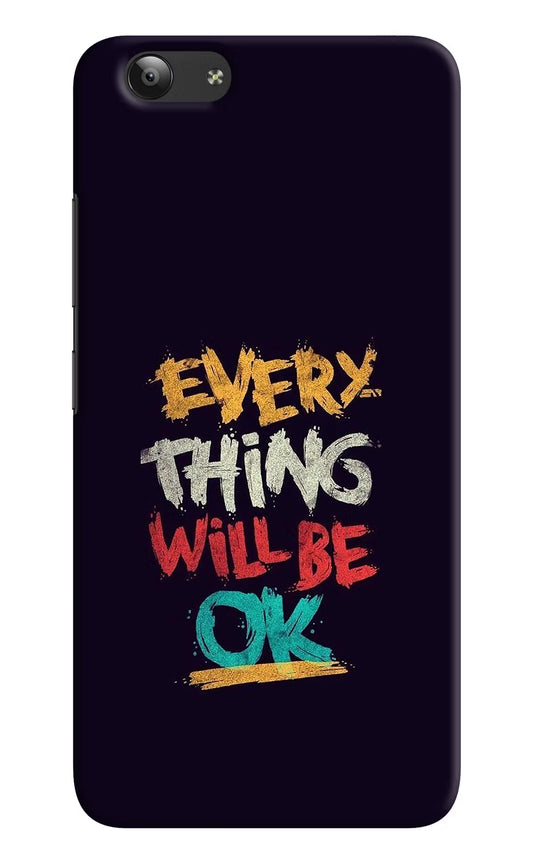 Everything Will Be Ok Vivo Y53 Hard Case Back Cover by Casekaro