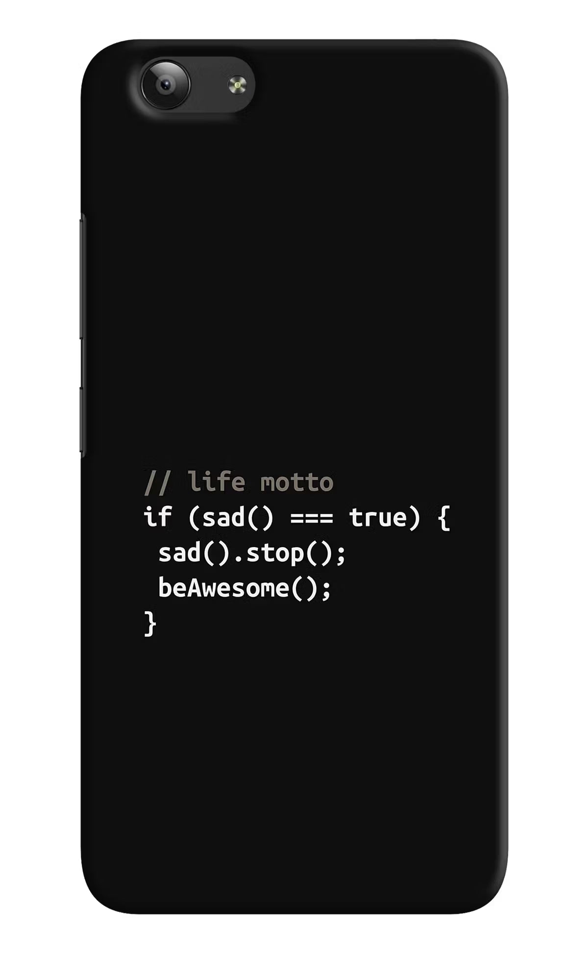 Life Motto Code Vivo Y53 Hard Case Back Cover by Casekaro