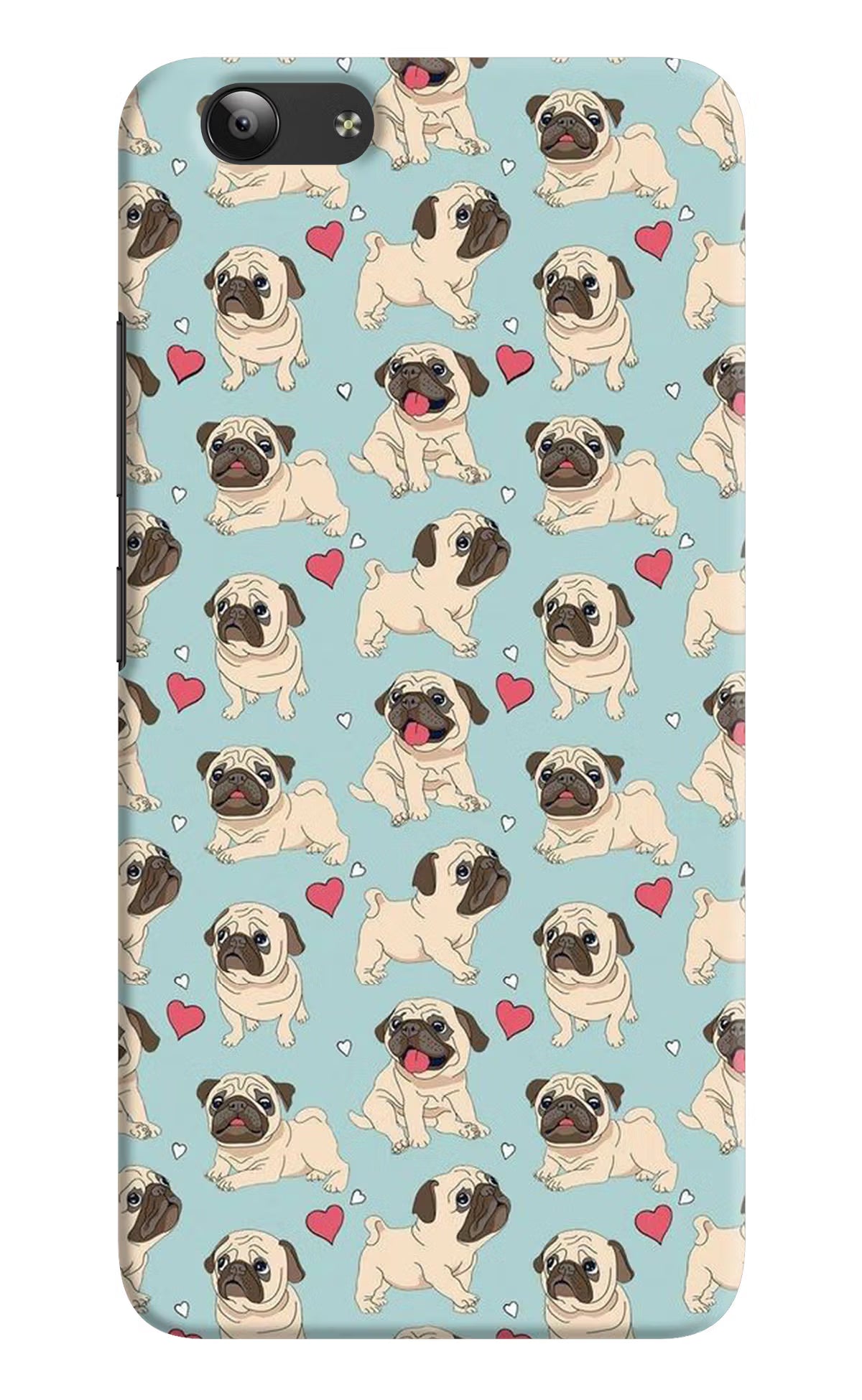 Pug Dog Vivo Y53 Hard Case Back Cover by Casekaro